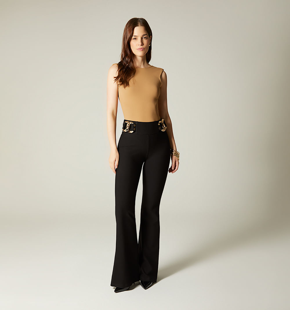 Leggins tiro super alto con herrajes