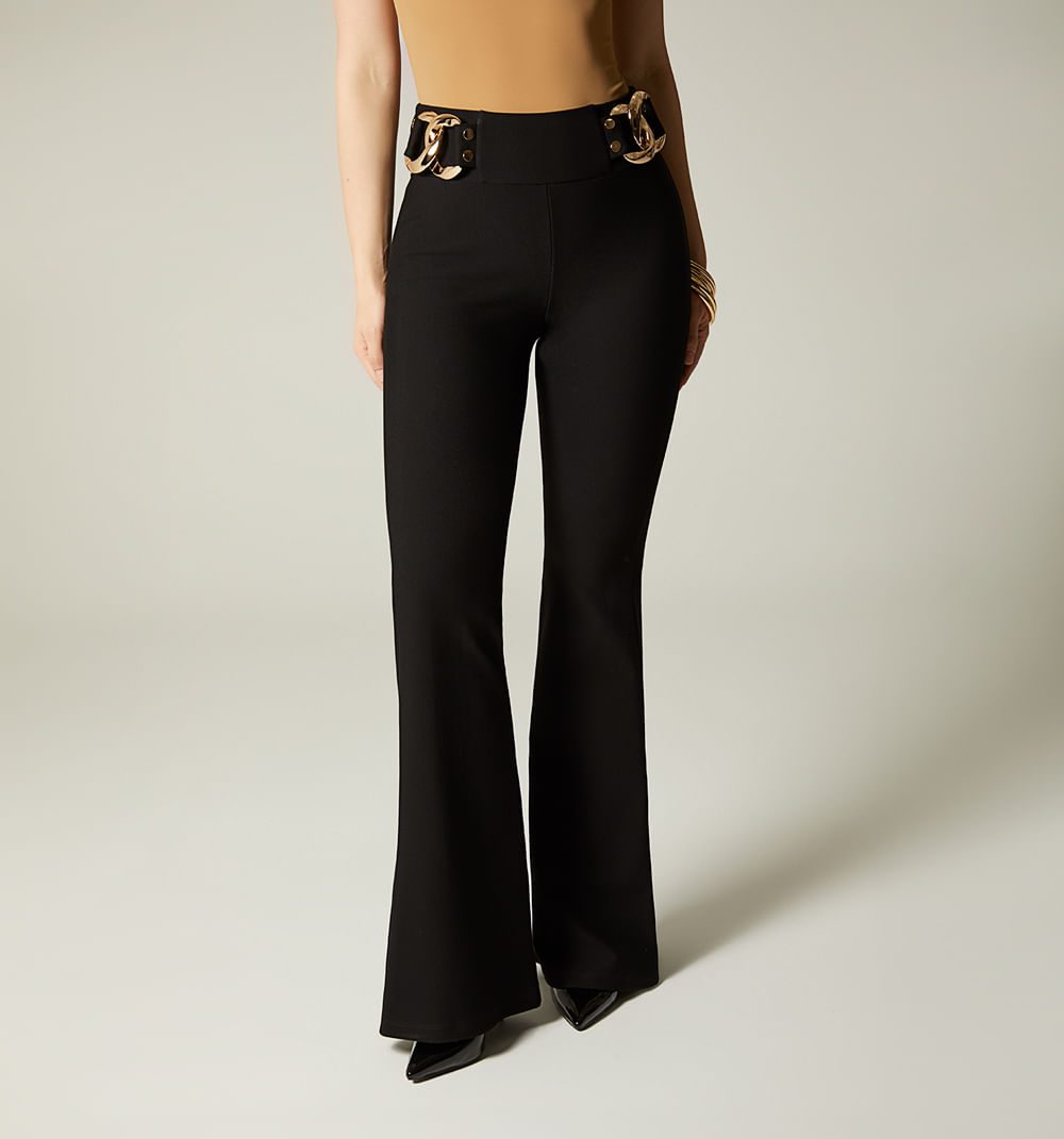 Leggins tiro super alto con herrajes