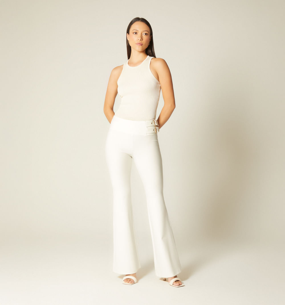 Leggins tiro alto pretina ancha