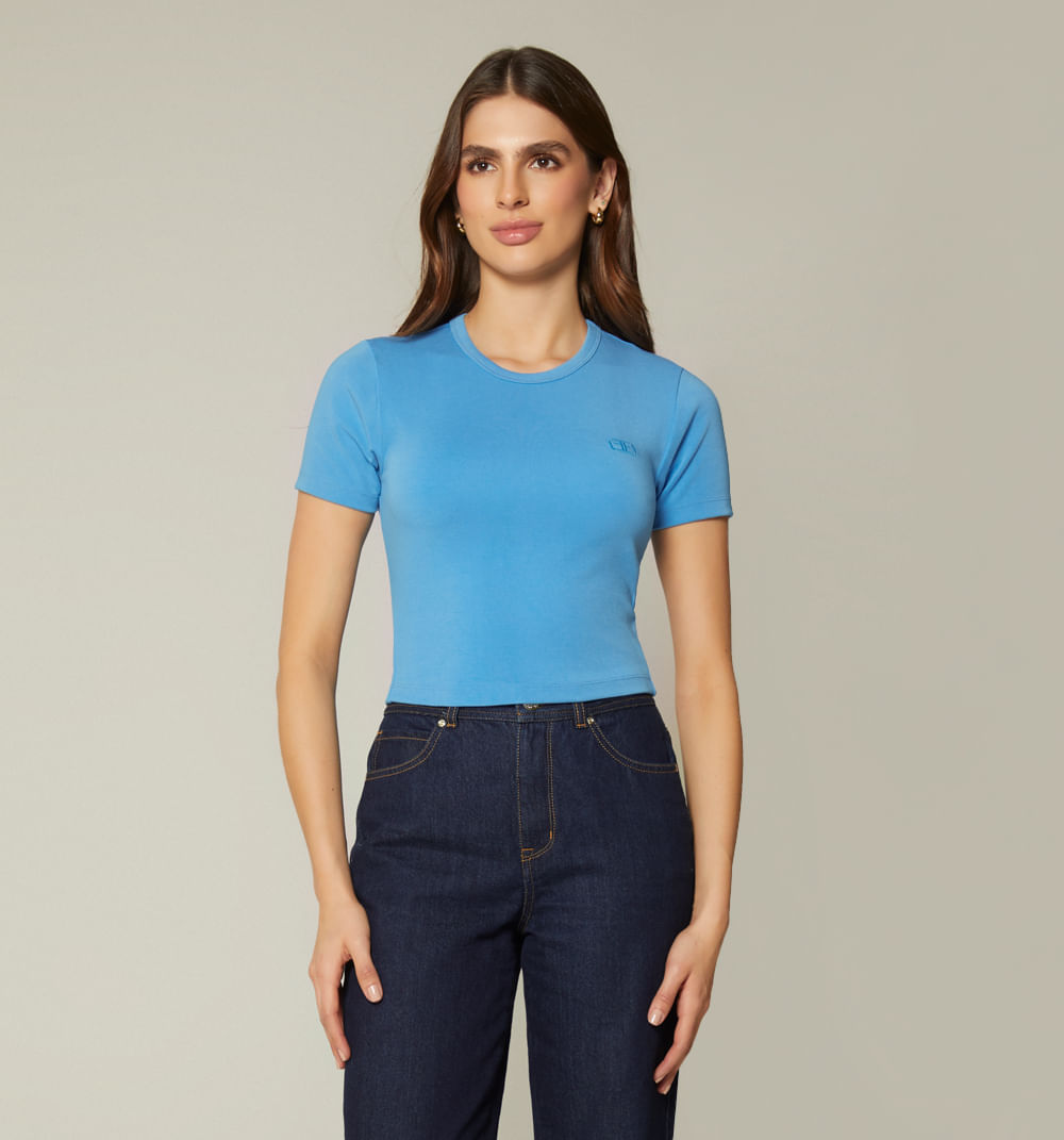 Camiseta manga corta basic