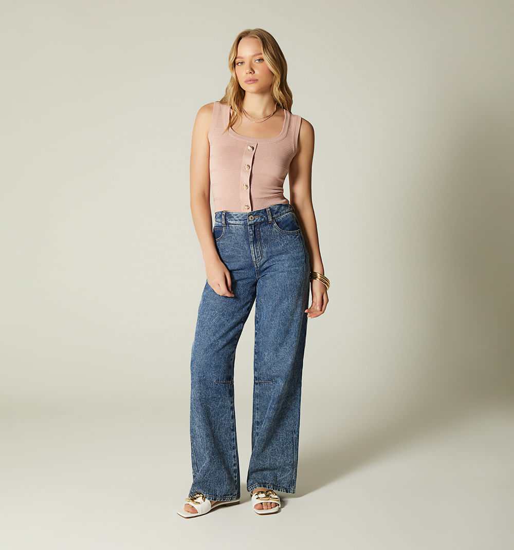 Blusa sisa botones decorativos