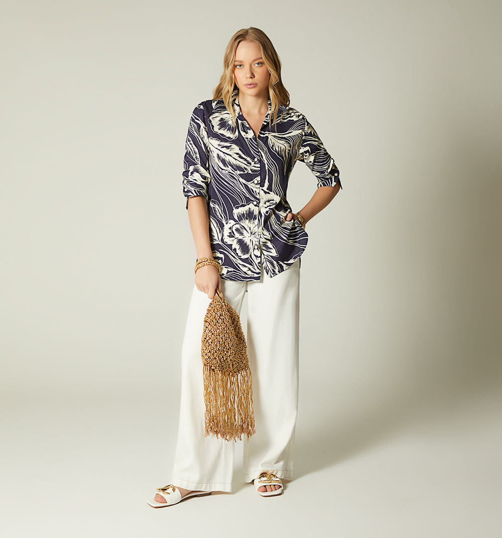 Bluson over size manga larga