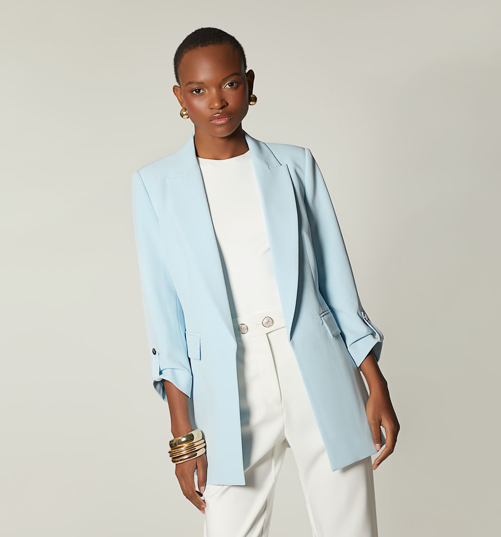 Blazer manga larga oversize