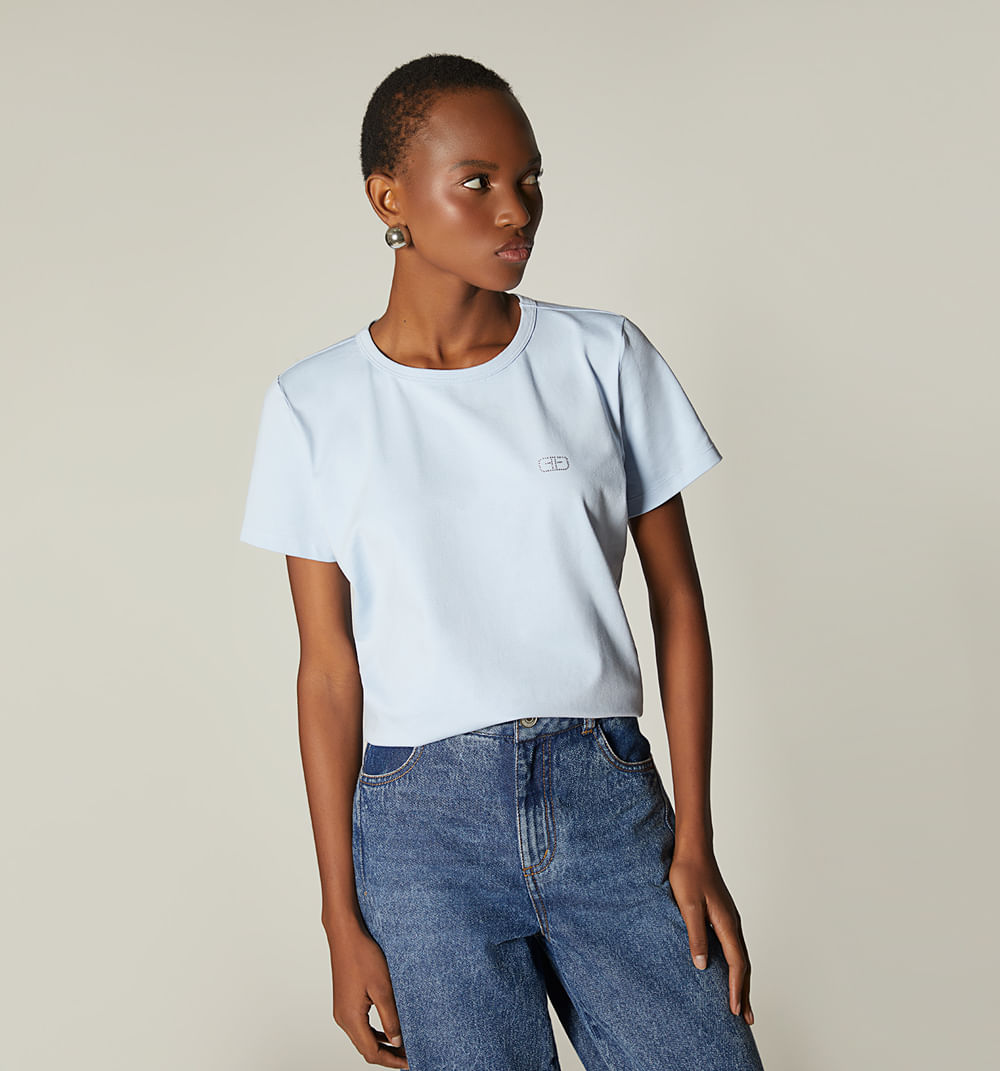 Camiseta manga corta basic