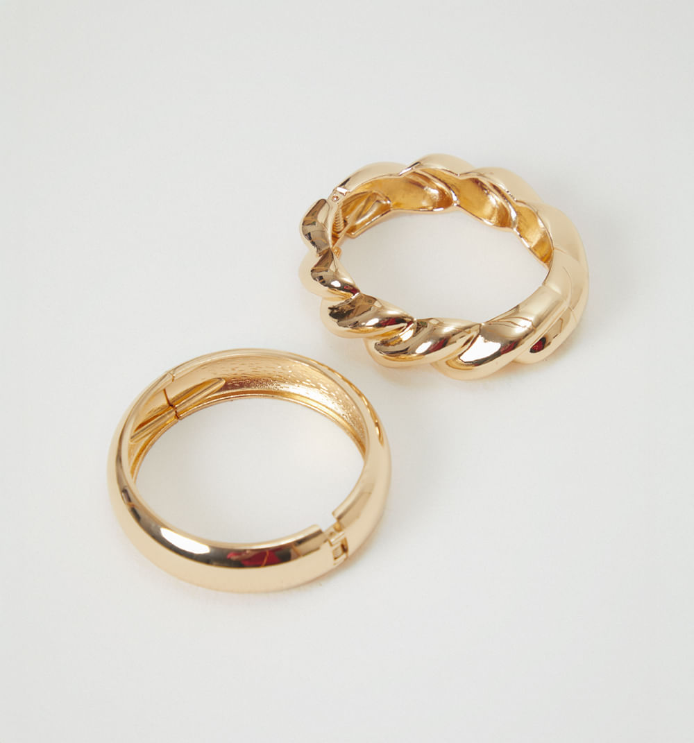 Brazalete chunky set x 2