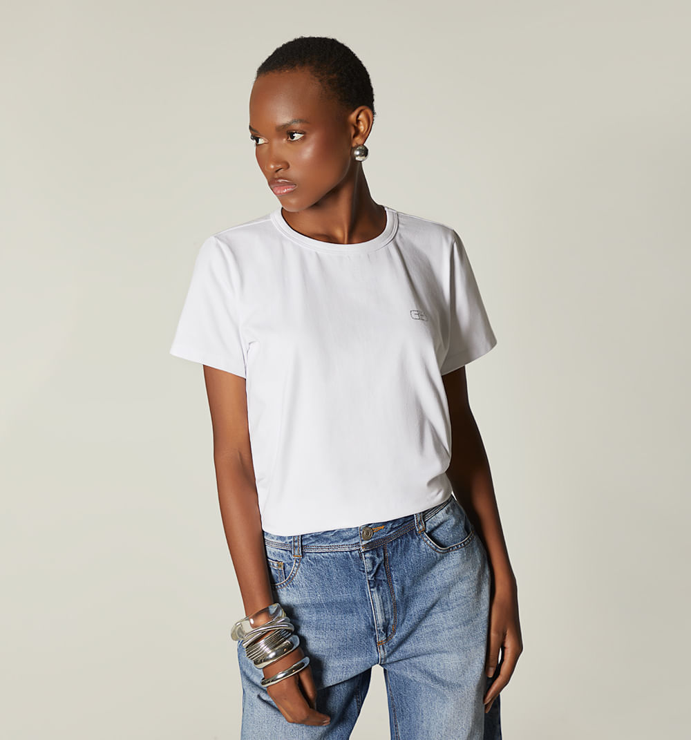 Camiseta manga corta basic