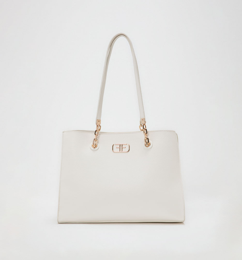 Bolso de mano con cadenas tipo eslabon