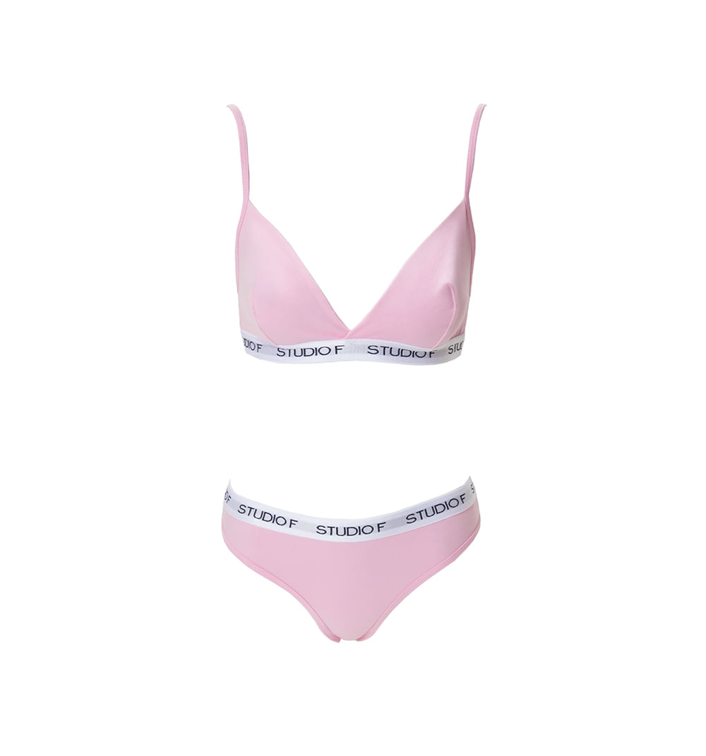Set x 2 top y panty logomania