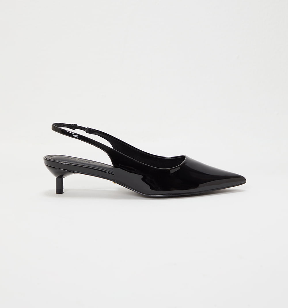 Zapato cerado  de mini tacon