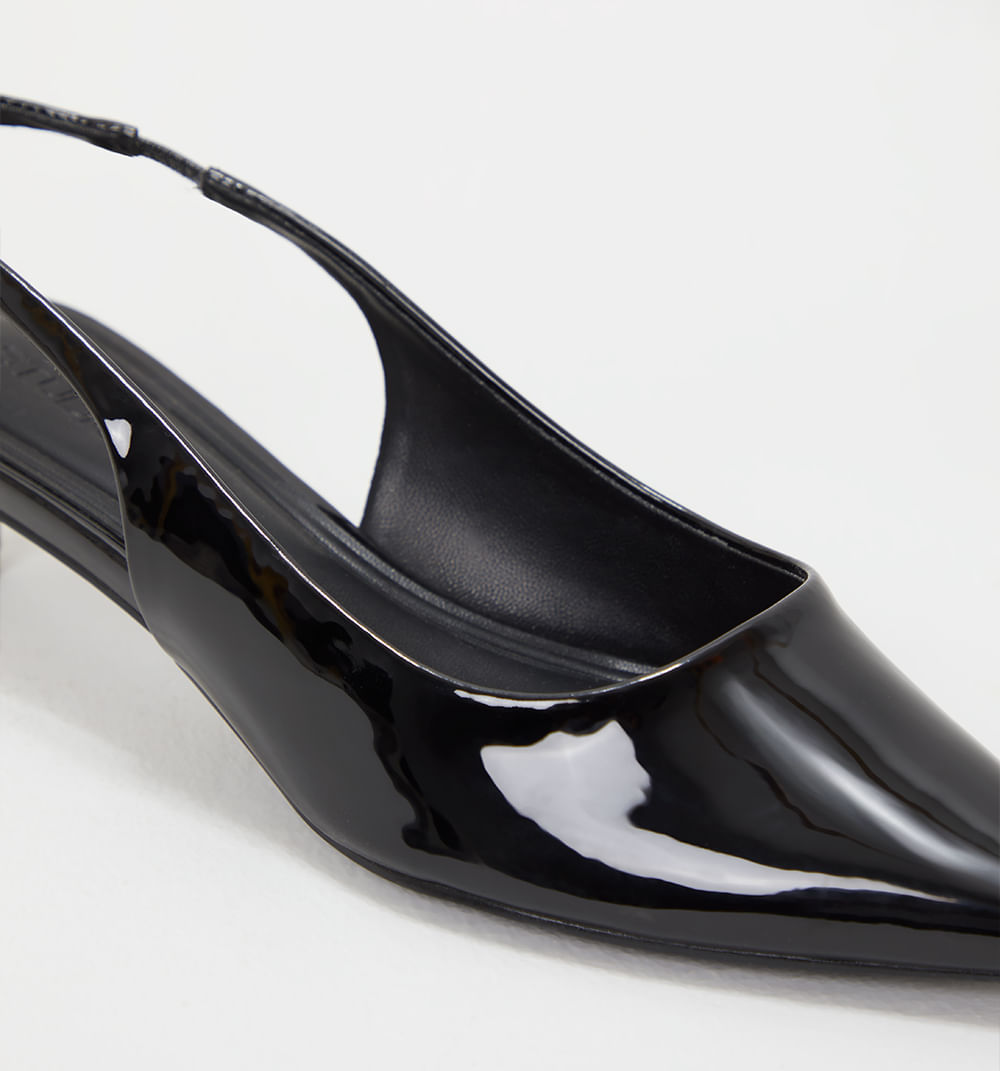 Zapato cerado  de mini tacon