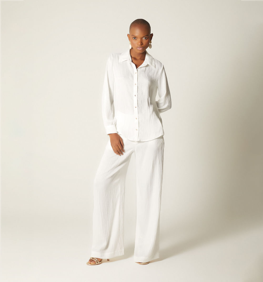 Blusa camisera manga larga