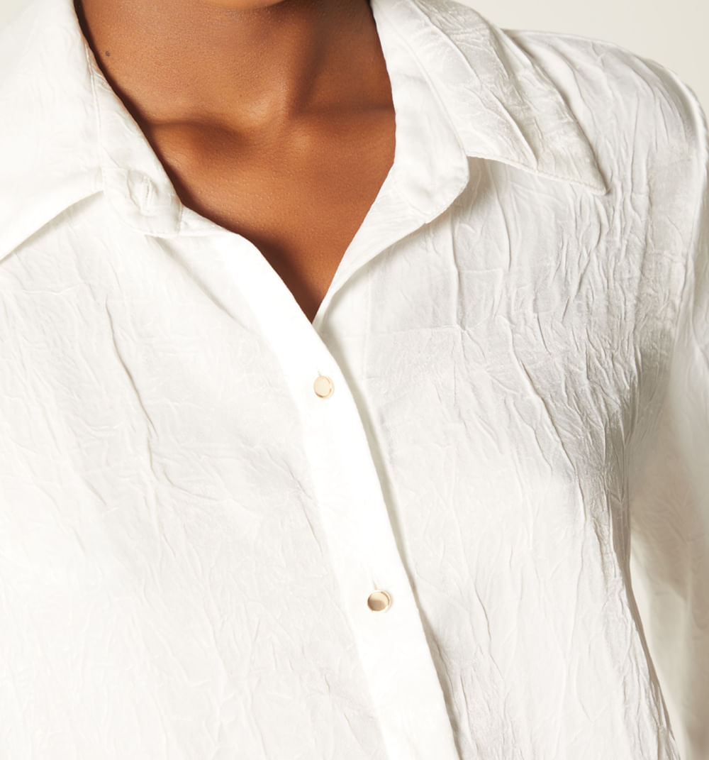 Blusa camisera manga larga