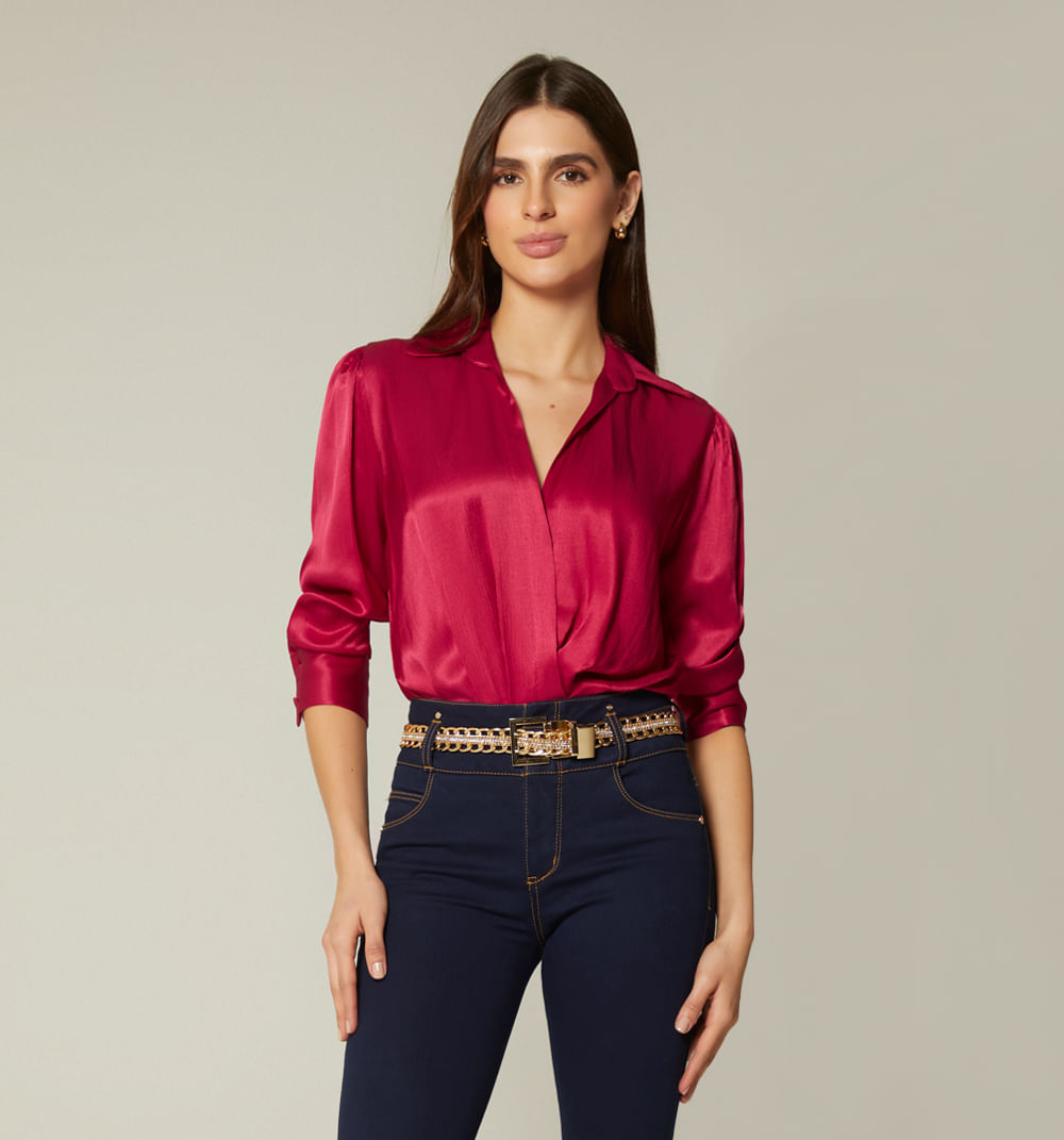 Cami body cruzado