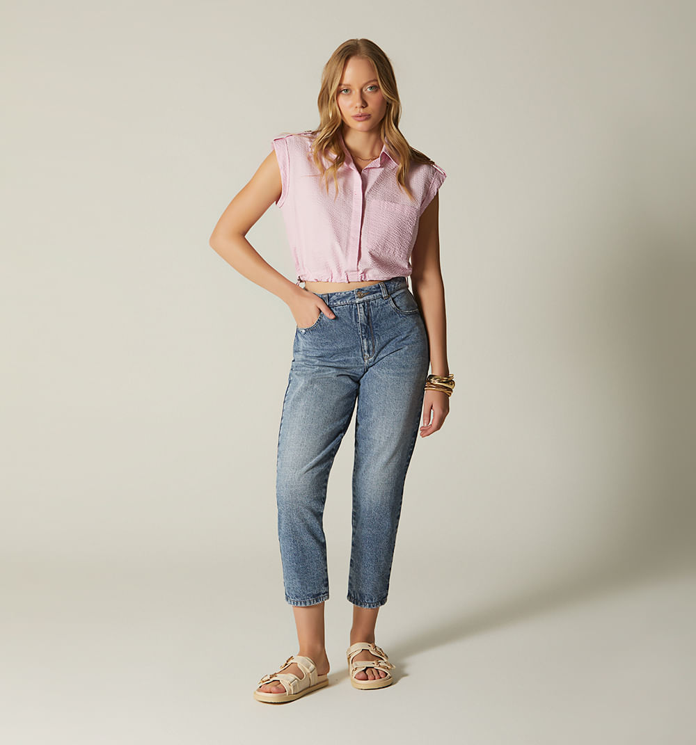 Camisera sisa con elastico