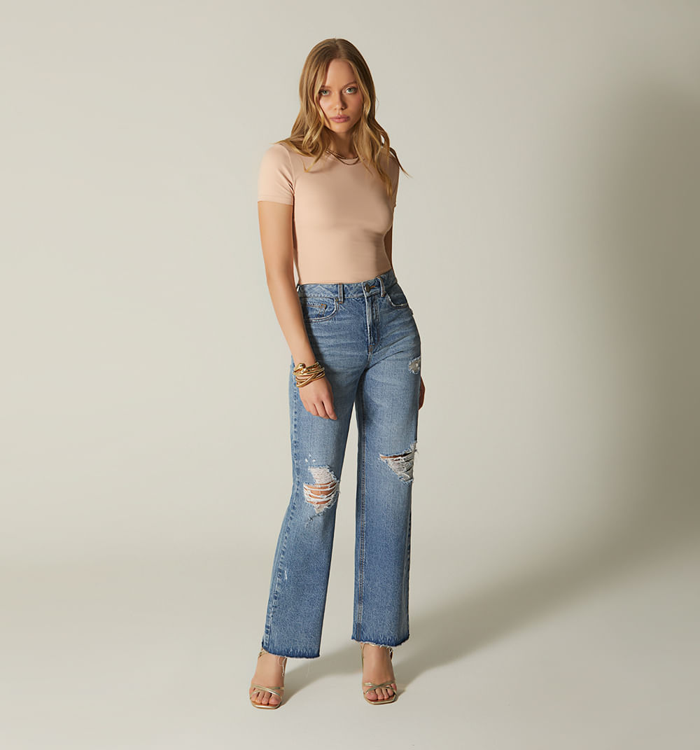 Denim Pantalones Colombianos Studio F Jeans Para Mujer Tienda