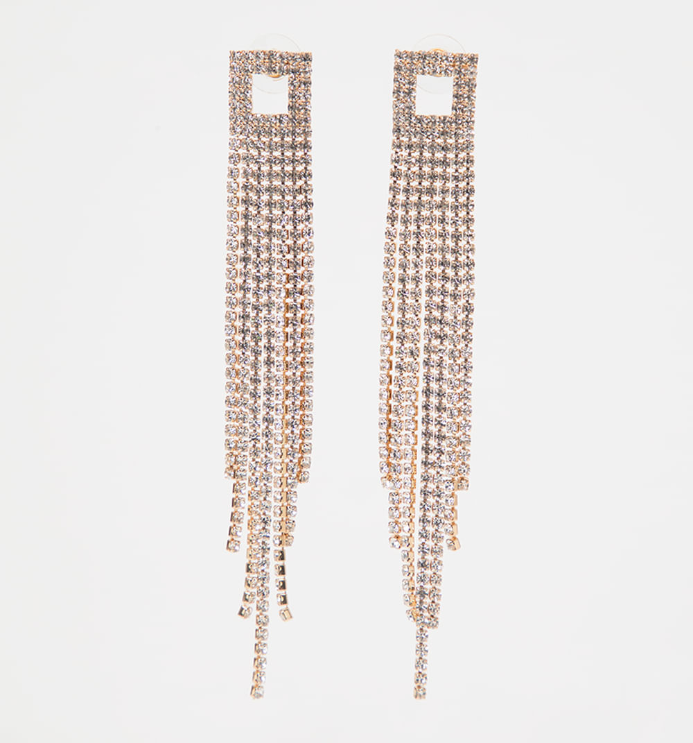 Aretes cascada cristales