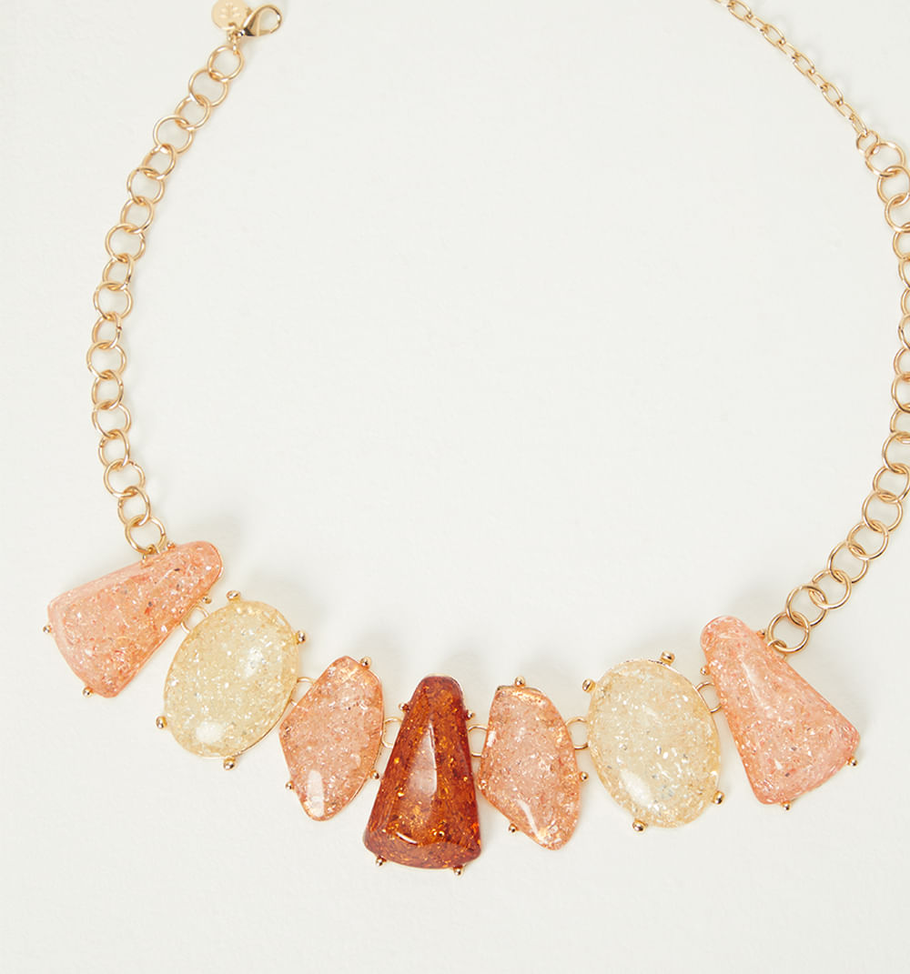 Collar  resina colores