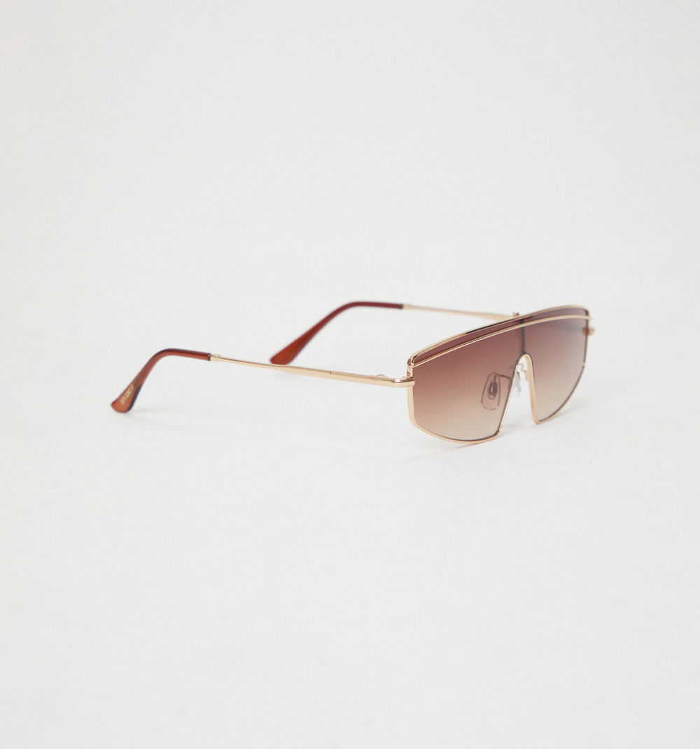 Gafas tipo visor marco metalico