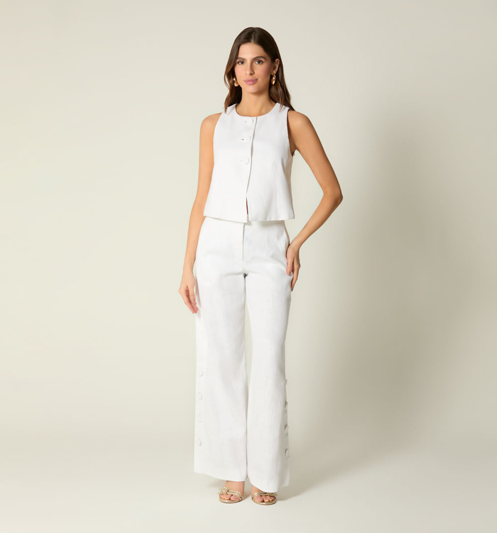 Blusa sisa con botones