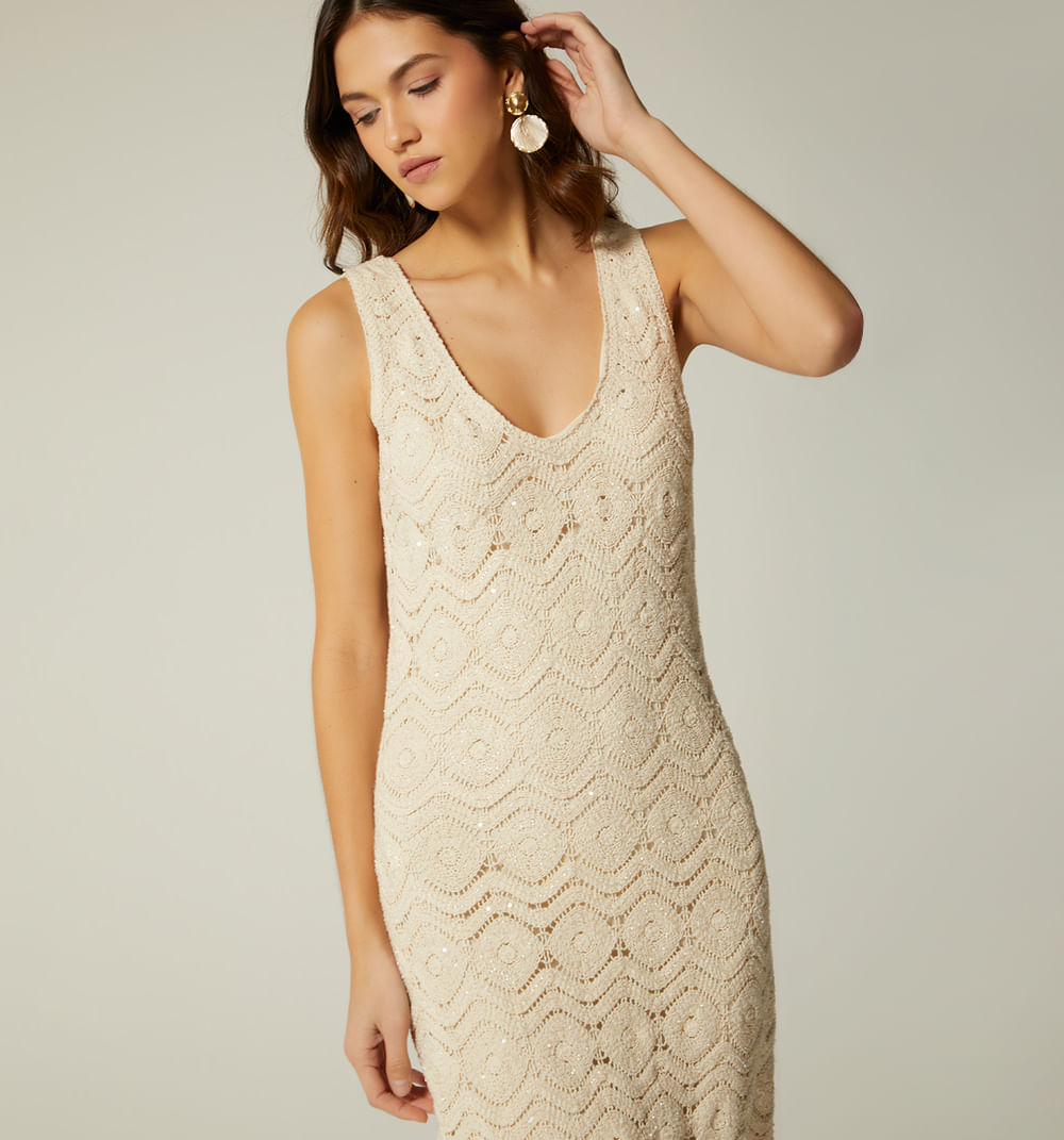 Vestido talego en crochet