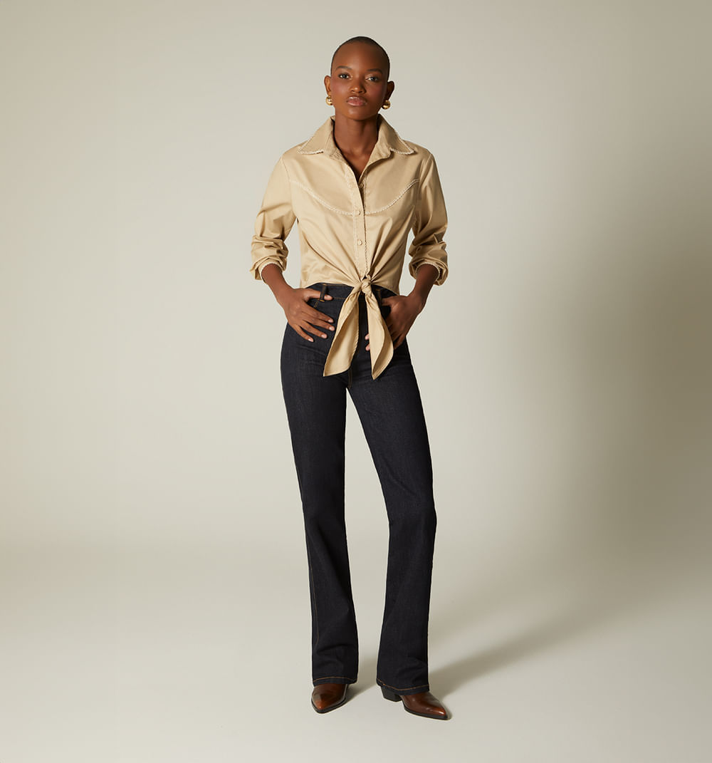 Camisera tipo western