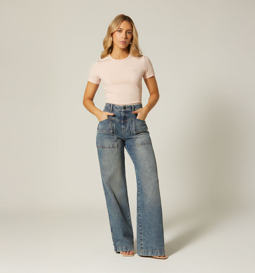 Camiseta manga corta basic