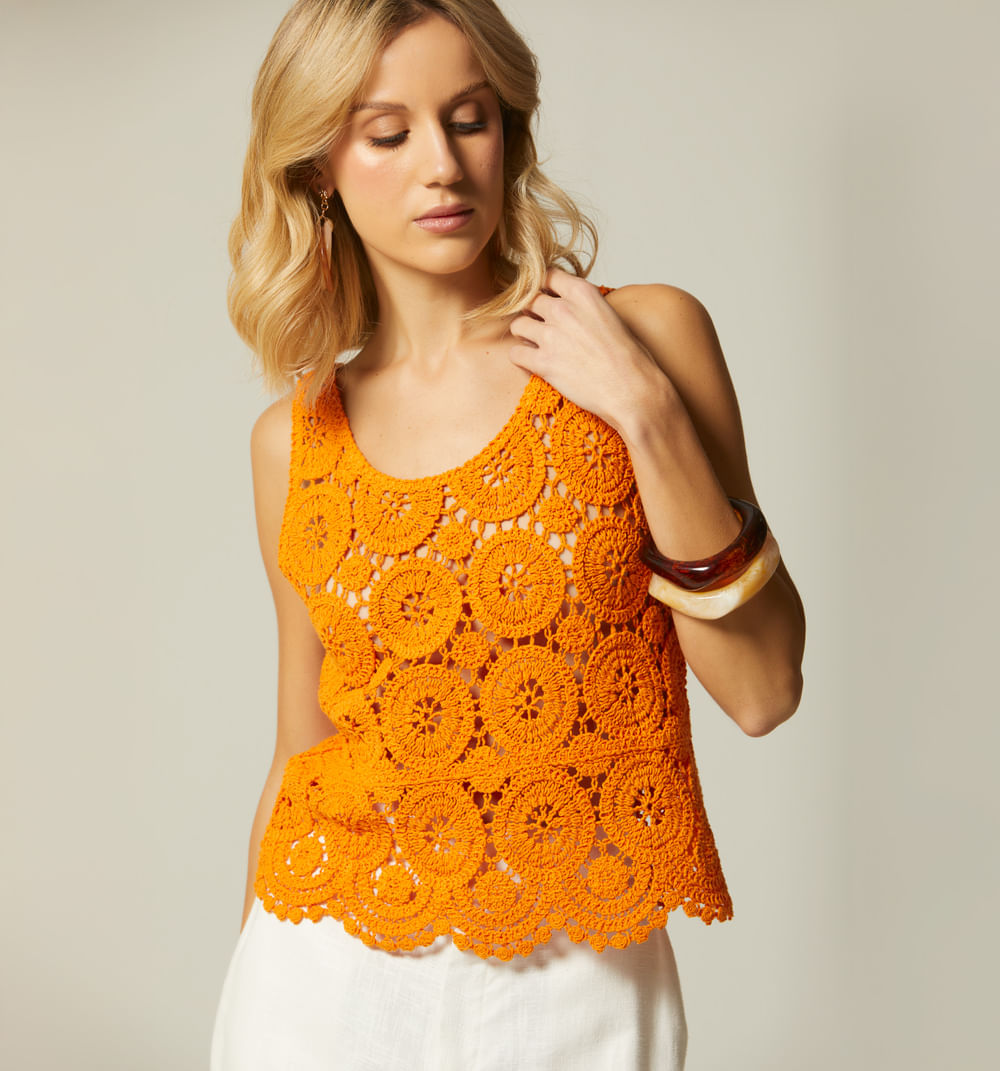 Blusa crochet