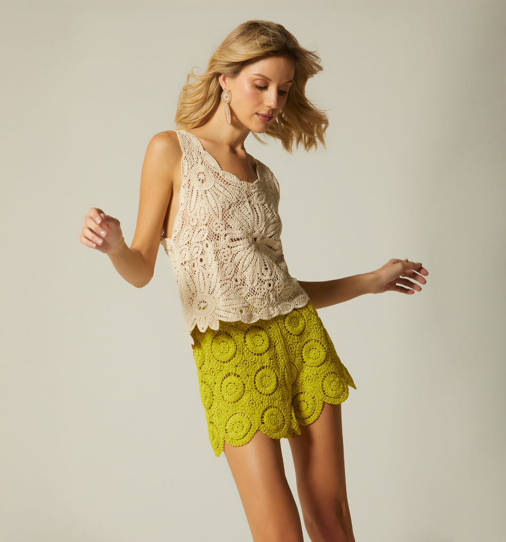 Blusa crochet
