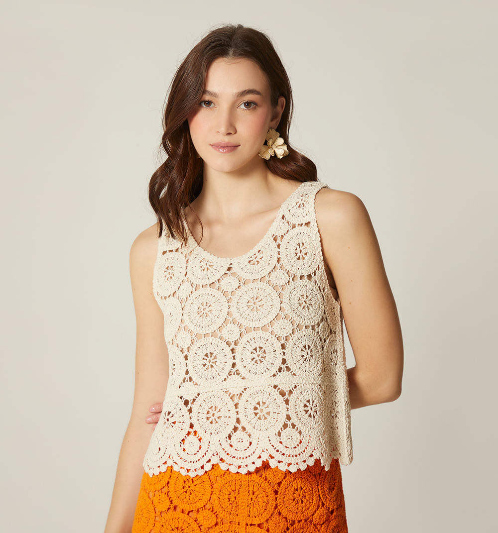Blusa crochet