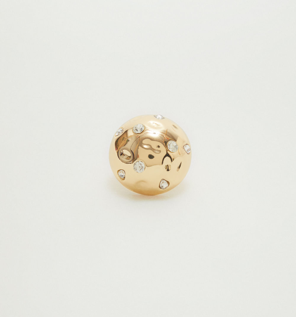 Anillo chunky cristales