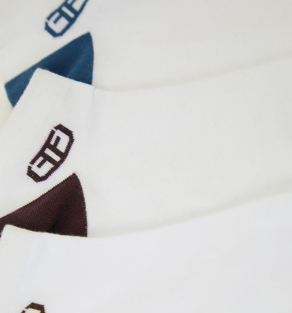 Medias puntera y talon color set x5