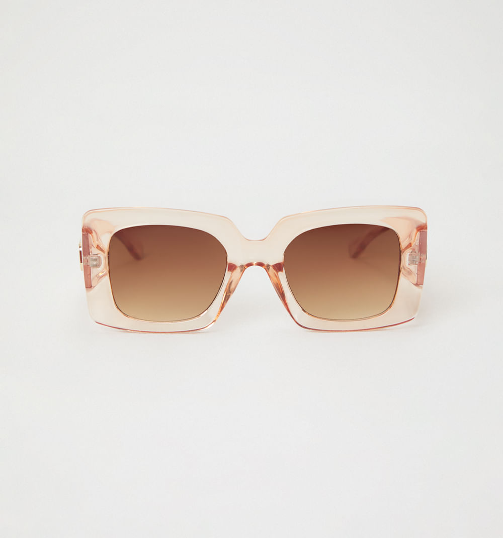 Gafas cuadradas translucidas