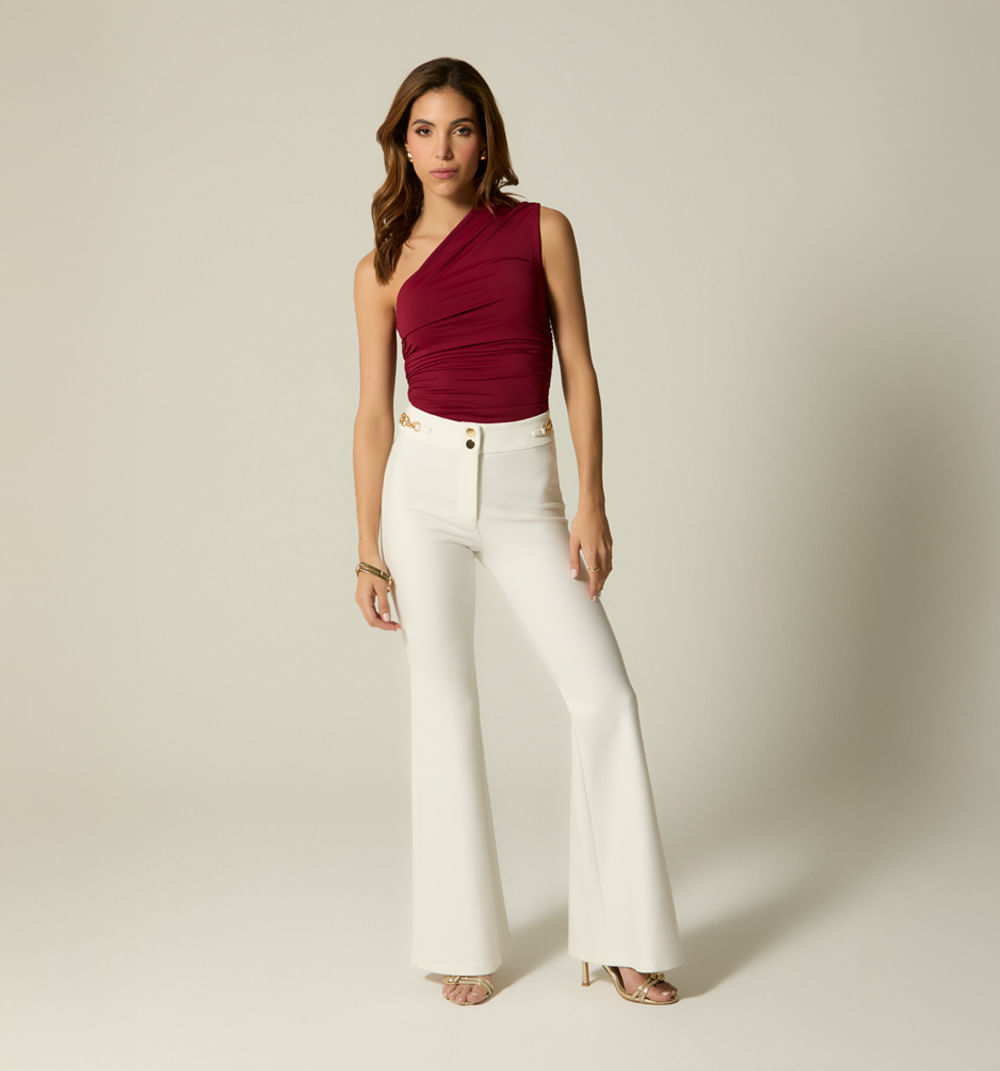 Leggins bota campana con herrajes