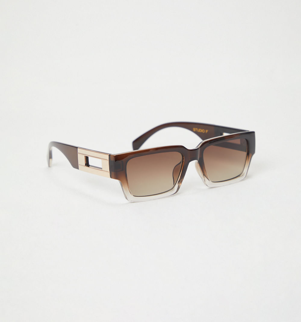 Gafas degrade detalle metalico lateral