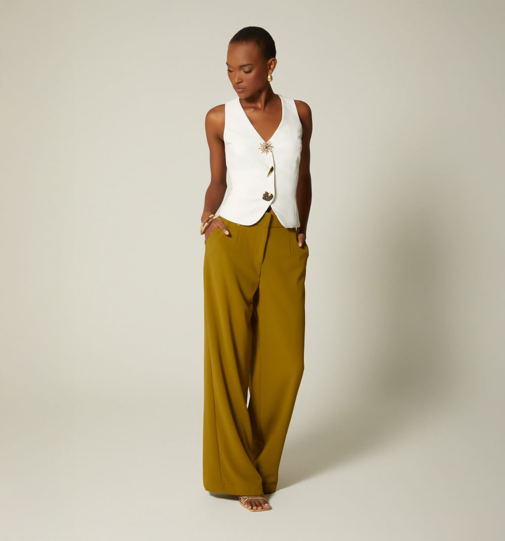 Chaleco maxy botones