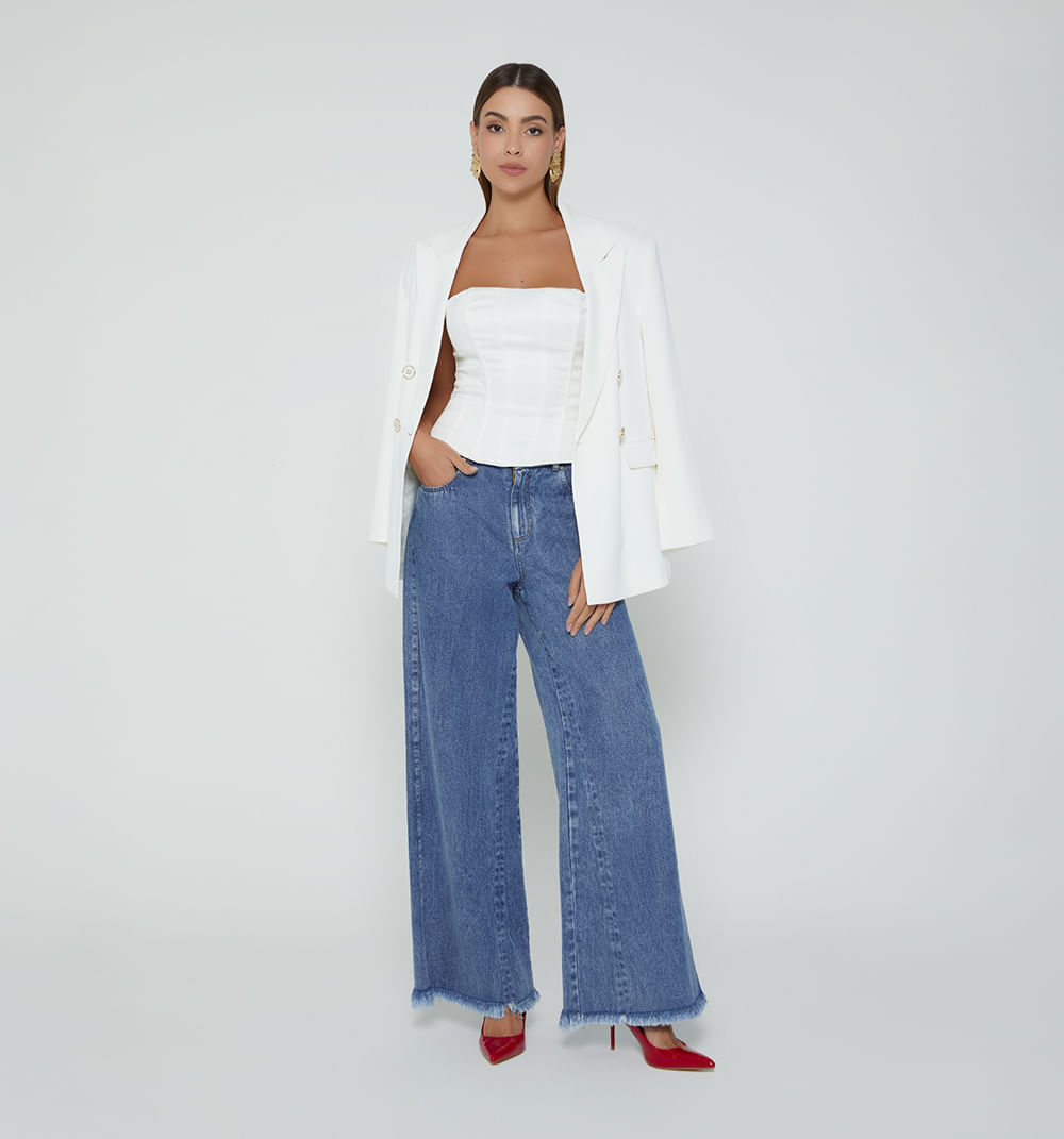 Blusa estraple  tipo corset