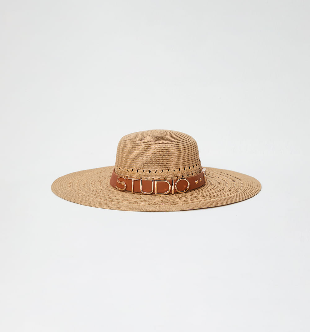 Sombrero pava maxi logo banda elastica