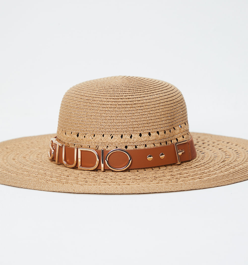 Sombrero pava maxi logo banda elastica