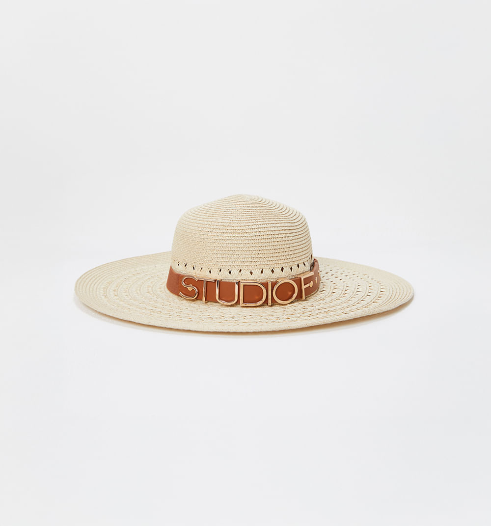 Sombrero pava maxi logo banda elastica