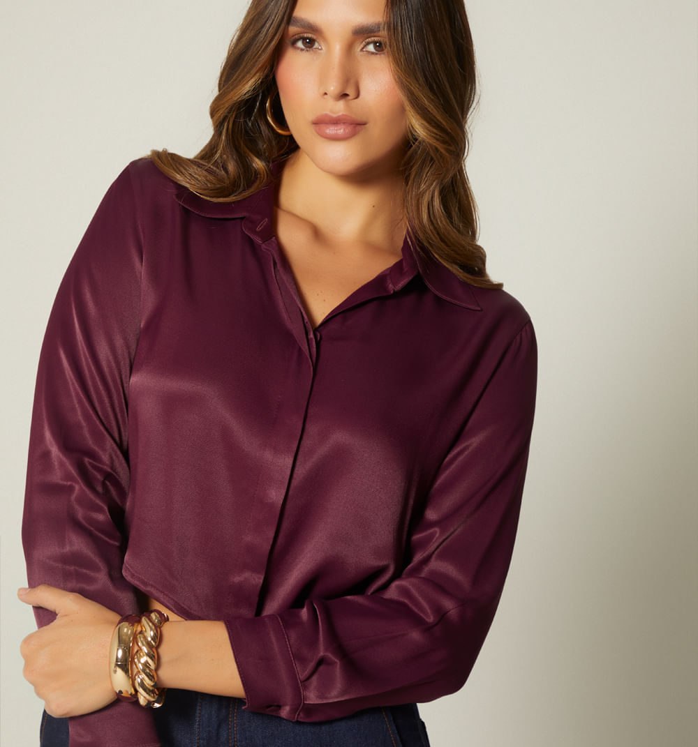 Blusa camisera boxy