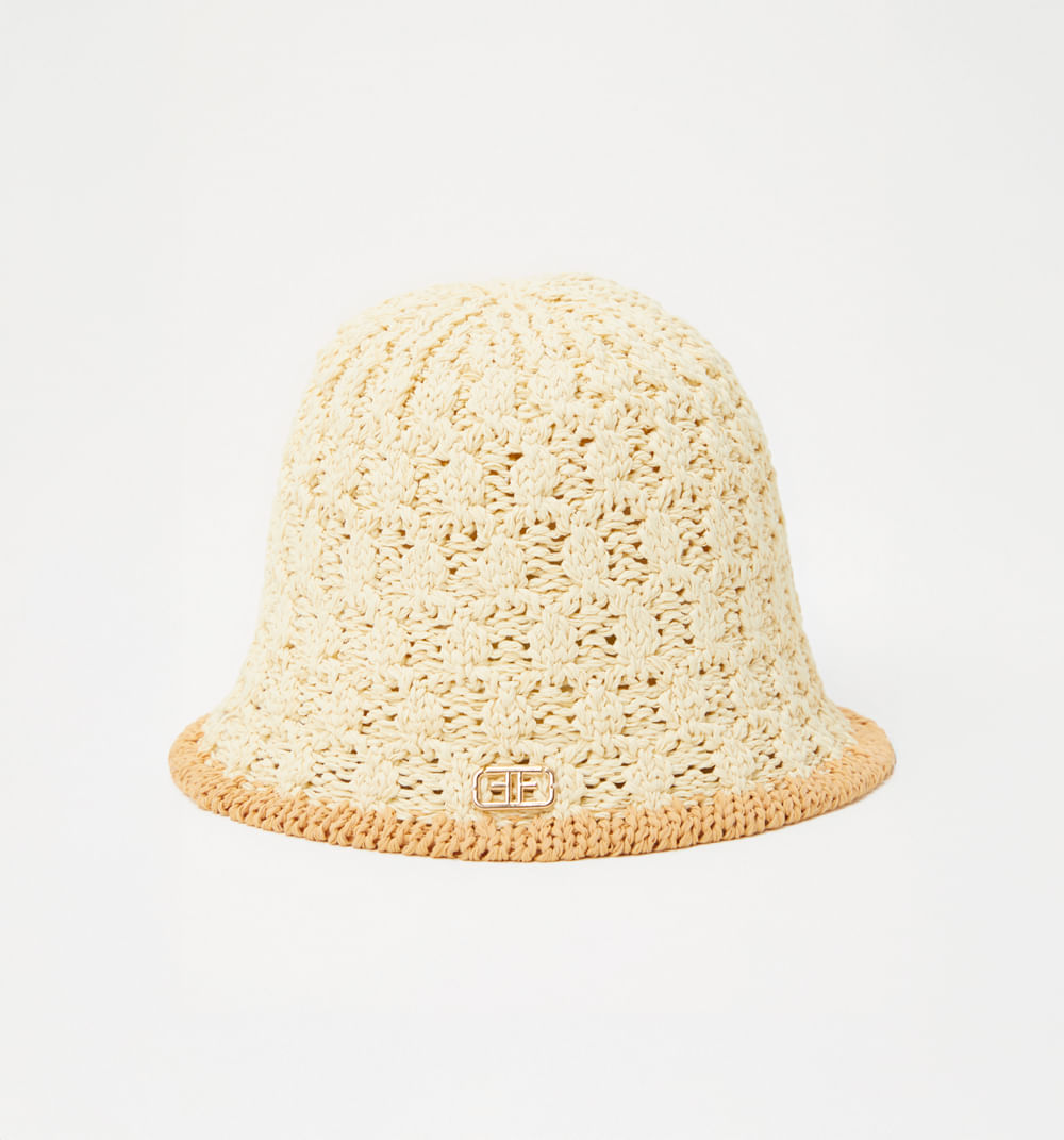 Sombrero bucket tejido