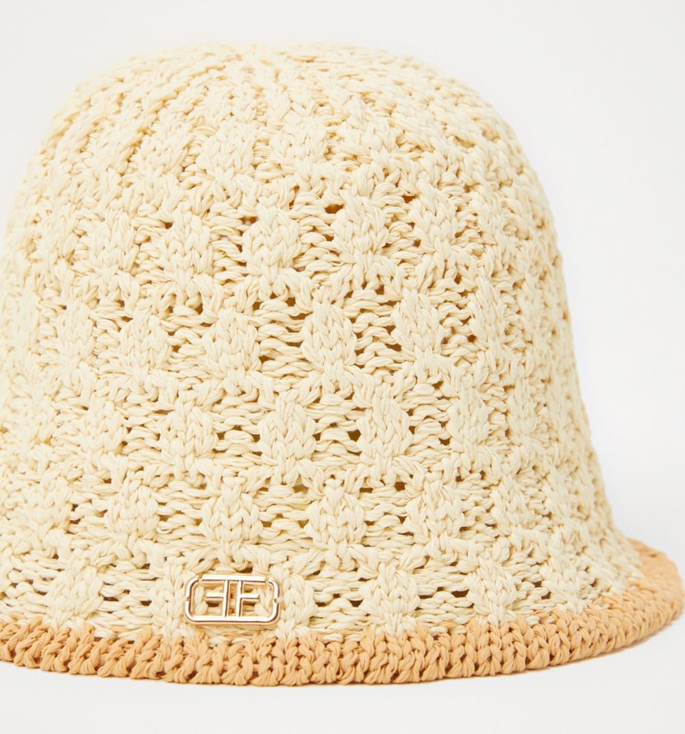 Sombrero bucket tejido