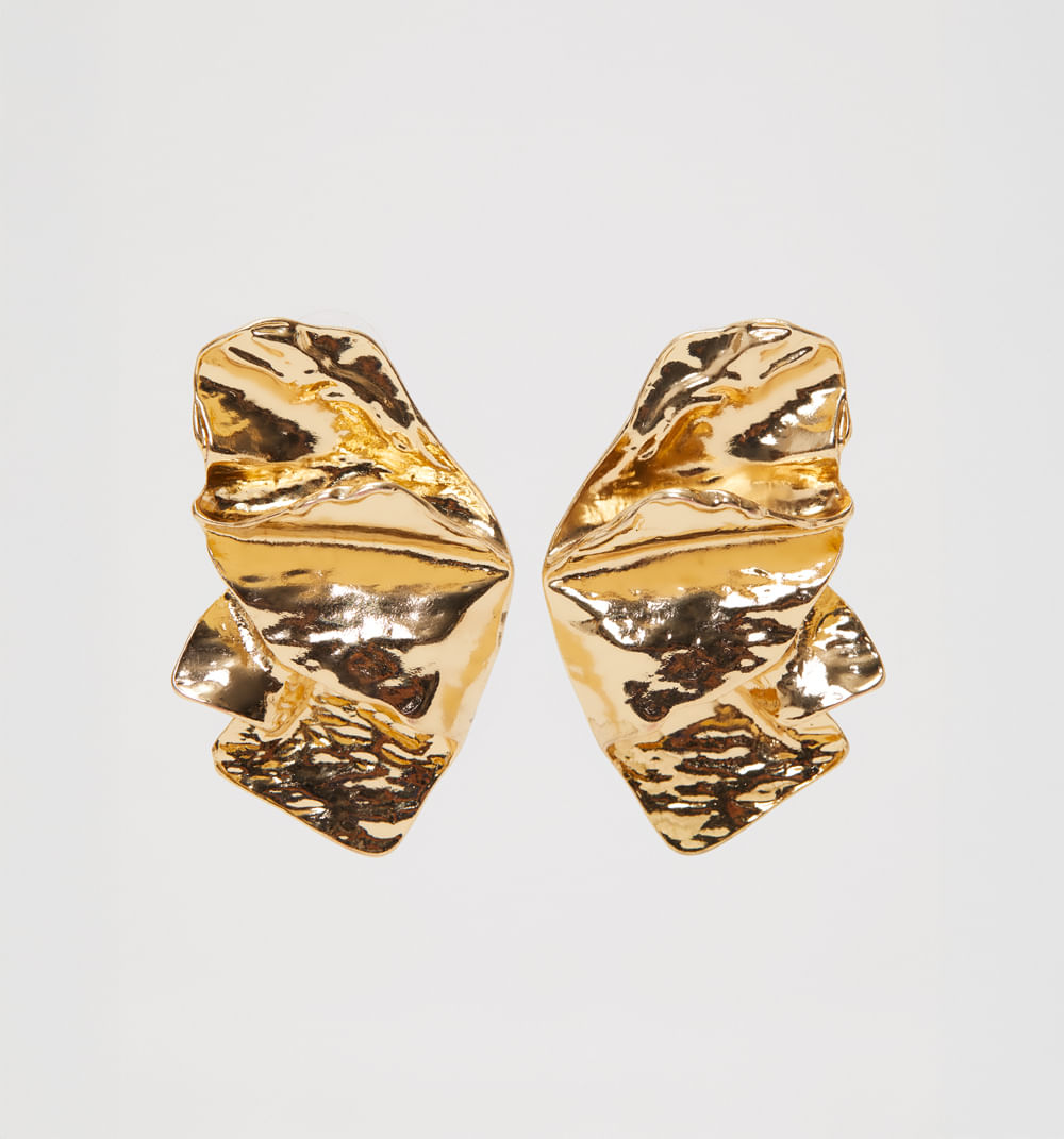 Aretes martillado irregular