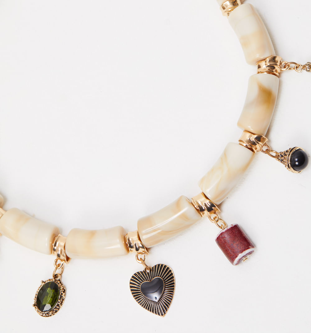 Collar resina multi charms