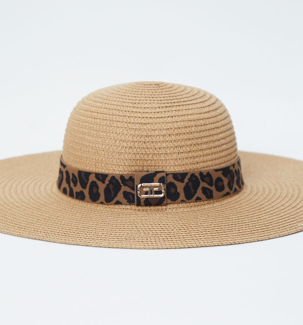 Sombrero pava banda animal