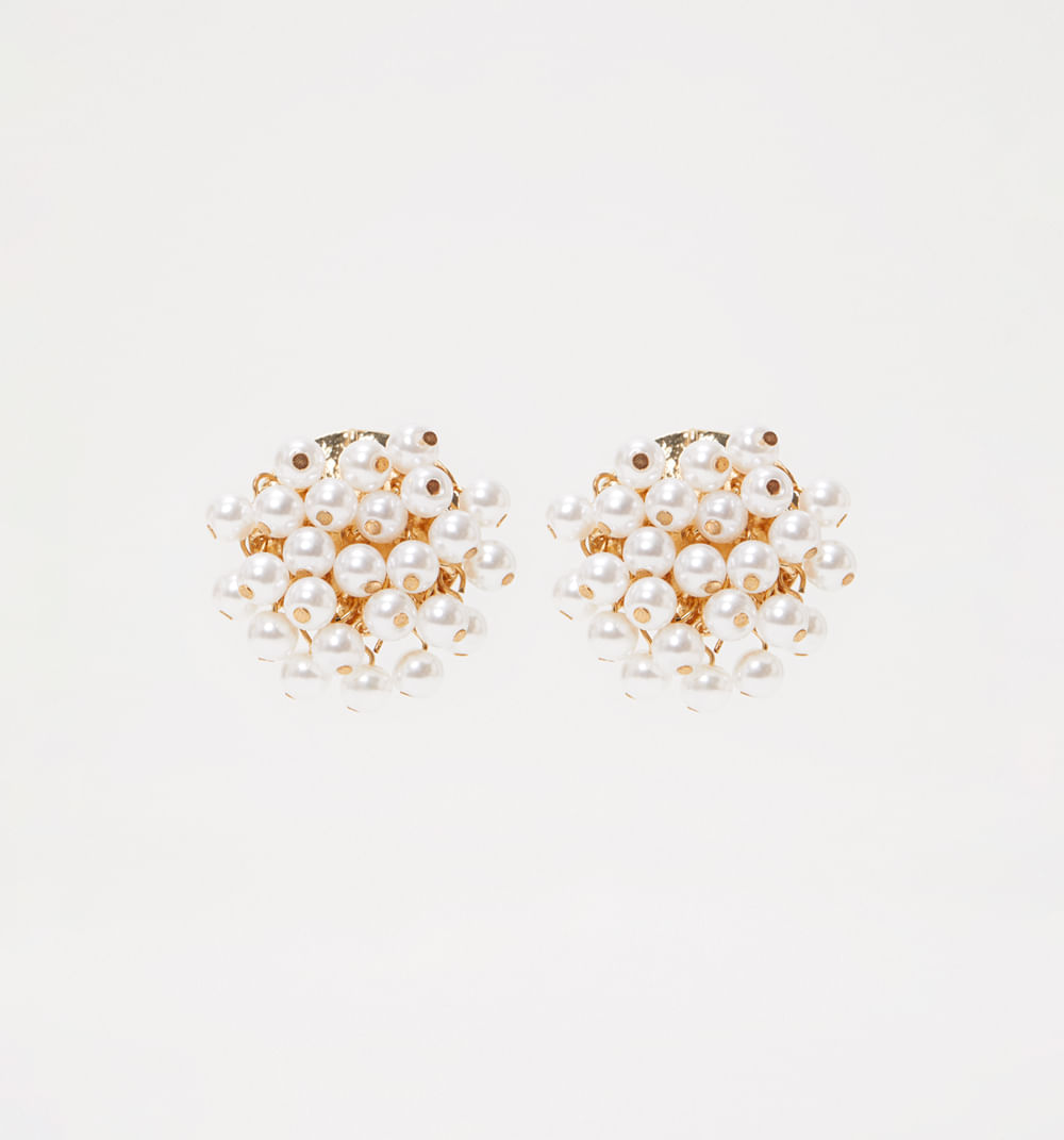 Aretes perlas flotantes