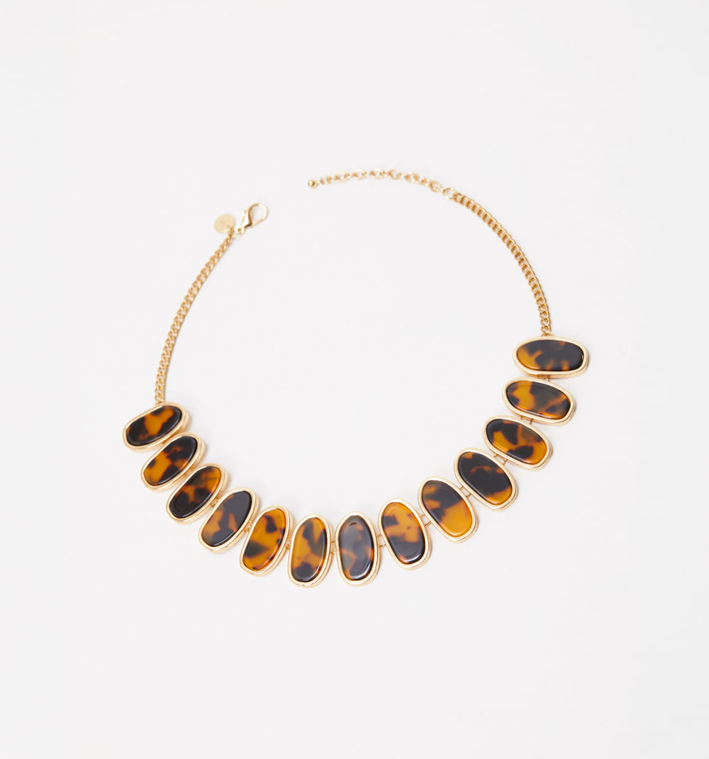 Collar chocker resina estampado animal