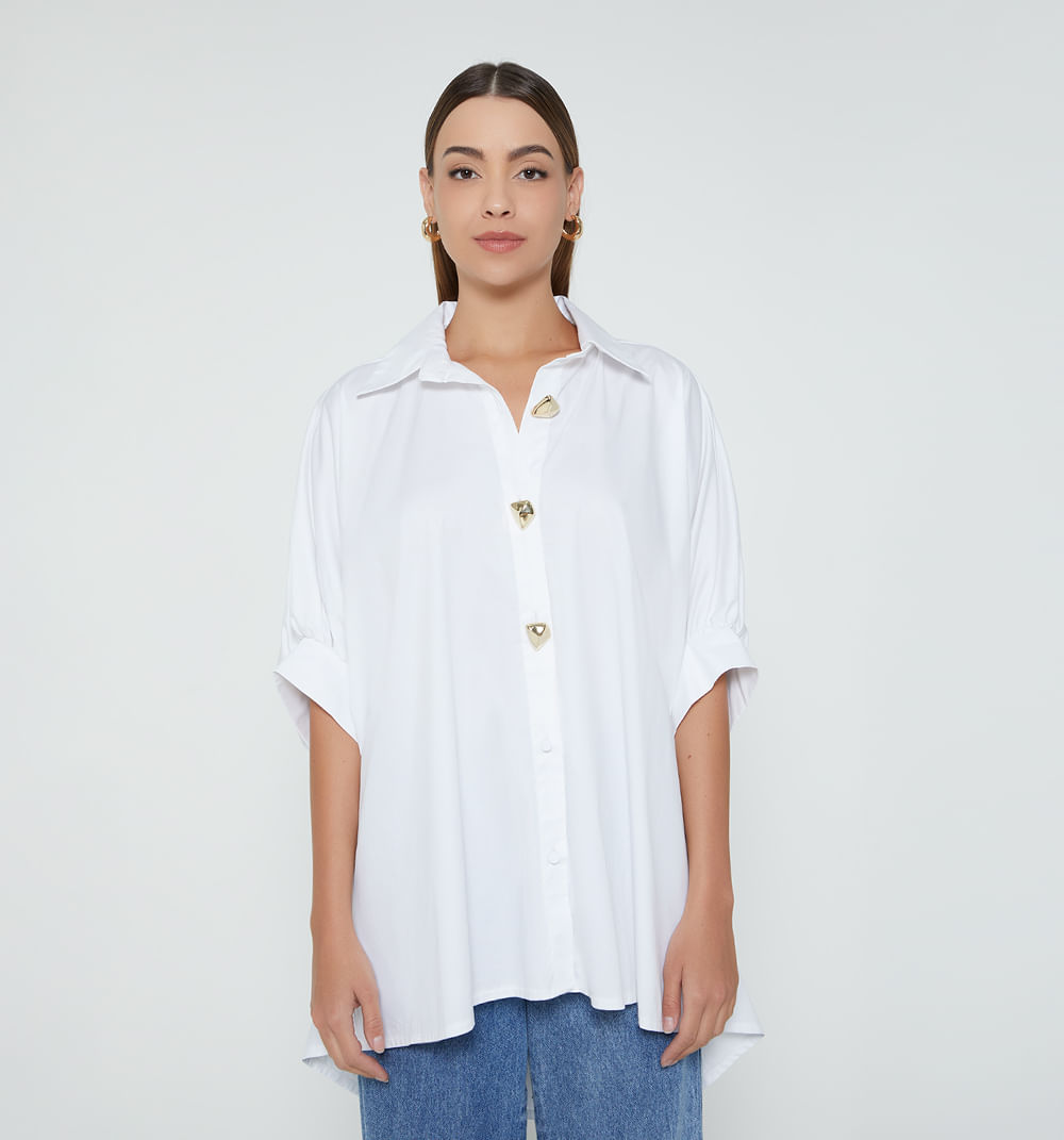 Bluson oversize manga corta