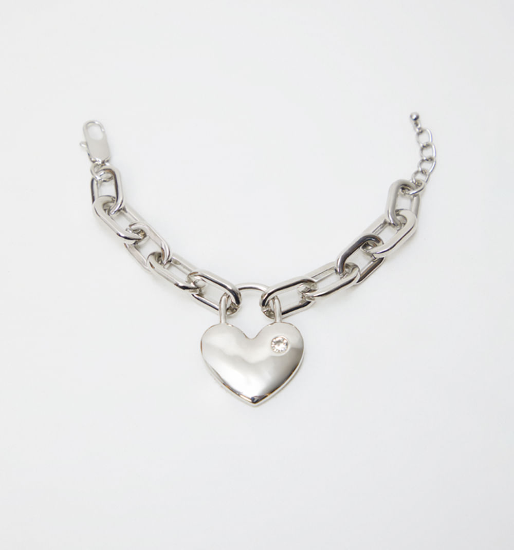 Pulsera cadena corazon
