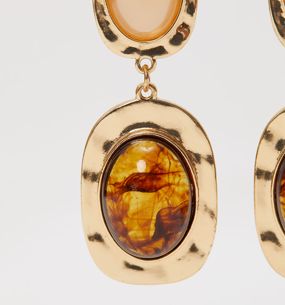 Aretes 2 tiempos resina